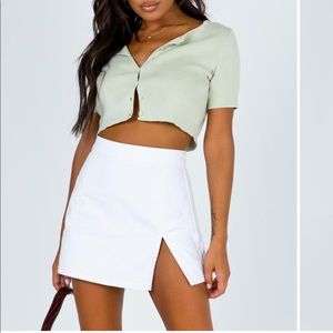 Lioness Lola denim mini skirt